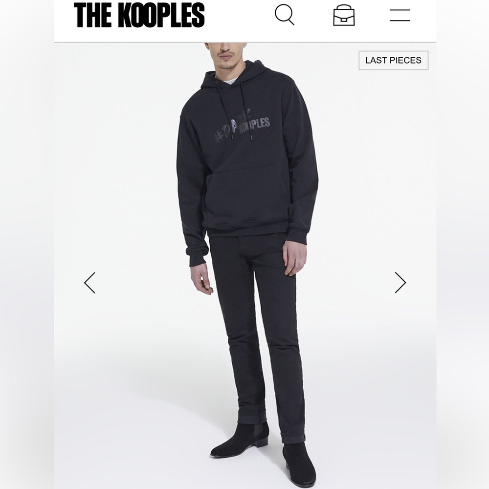 NWT The Kooples #Dark Hoodie Size 1